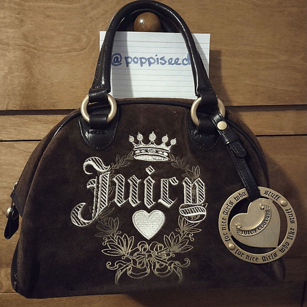 Brown Juicy Bowler bag